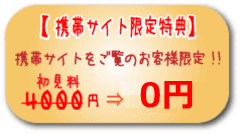 携帯サイト特典